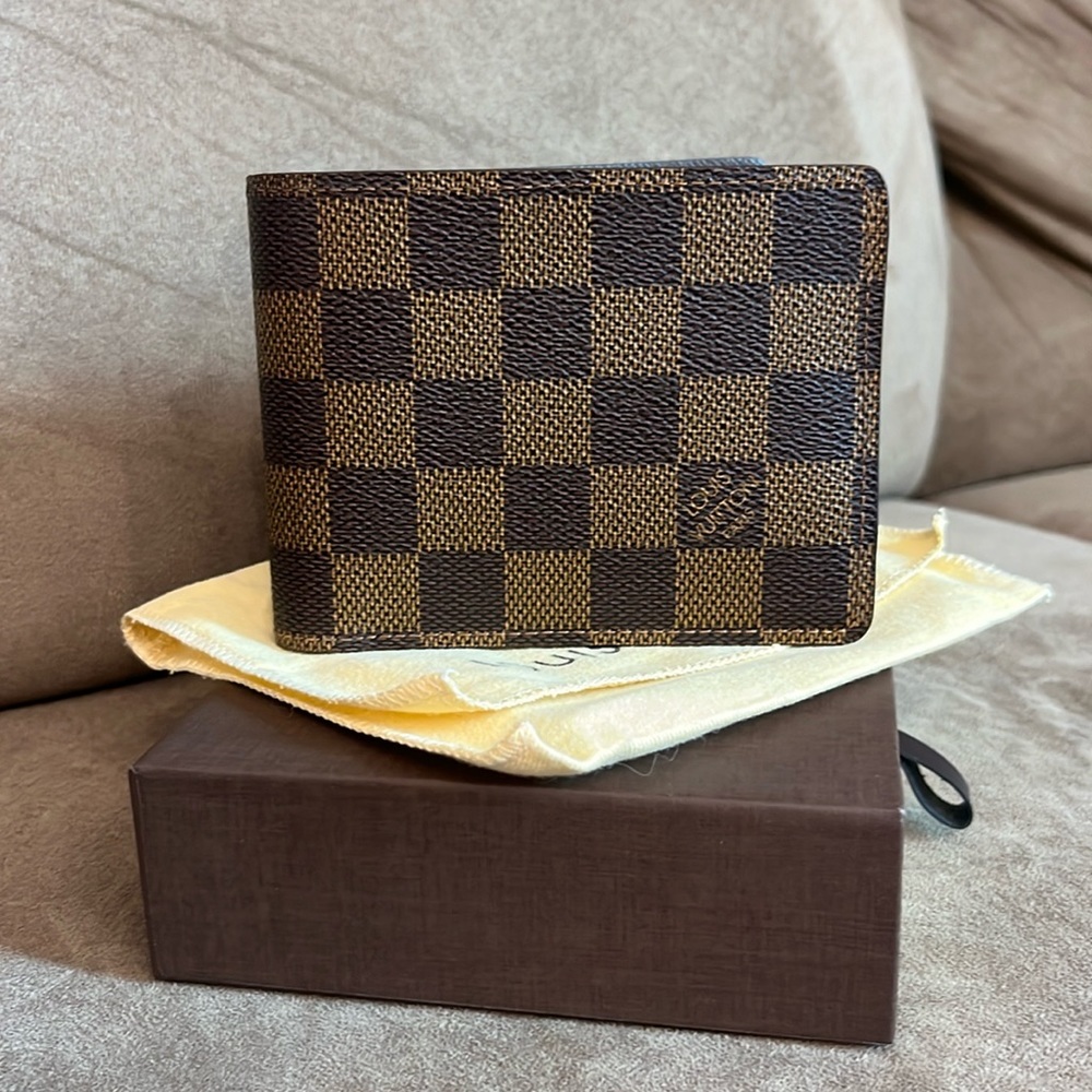 Louis Vuitton Multiple Wallet in Damier Ebene